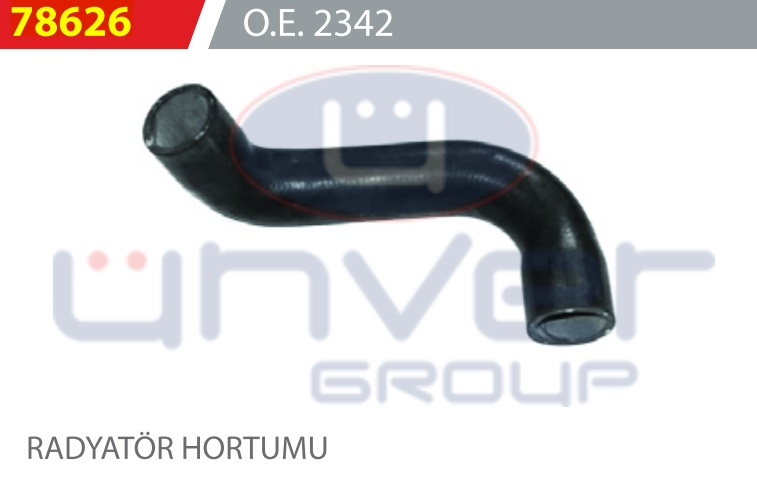 Маркуч на радиатора - OZNV 78626 за PEUGEOT